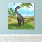 Dino Brachiosaurus Canvas Afdruk (Insitu (Houten vloer))