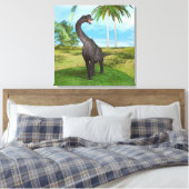 Dino Brachiosaurus Canvas Afdruk (Insitu (Slaapkamer))