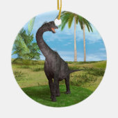 Dino Brachiosaurus Keramisch Ornament (Voorkant)