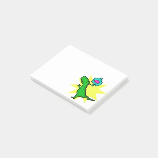 Dino Brain Post-it Post-it® Notes (Schuin)
