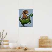 Dino Bronco Poster (Keuken)