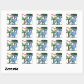 Dino Buddies I Vierkante Sticker (Vel)