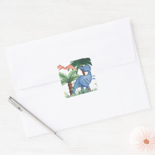 Dino Buddies I Vierkante Sticker