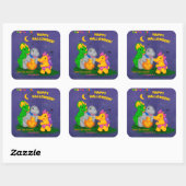 Dino-Buddies™ Stickers - Halloween Scene (Vel)