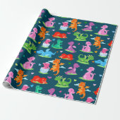 Dino cadeaupapier (Uitgerold)