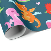 Dino cadeaupapier (Rol Hoek)