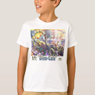 Dino Cafe Dinosaur lunchlijn T-shirt