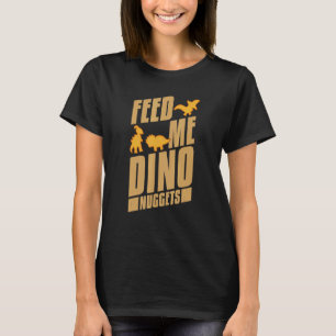 Dino Chicken Nugget Dinosaur Nugs Veggie T-shirt