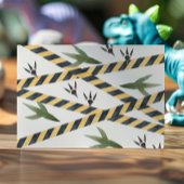 Dino Construction 3ème anniversaire Invitation