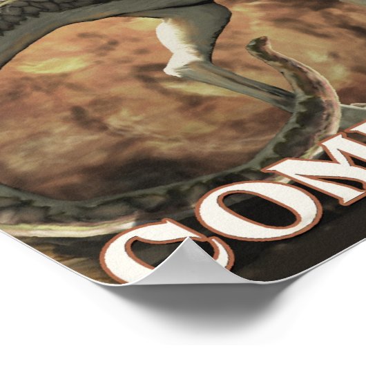 Dino D-Day: Compy Poster (Hoek)