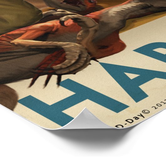 Dino D-Day: Hardgrave Poster (Hoek)