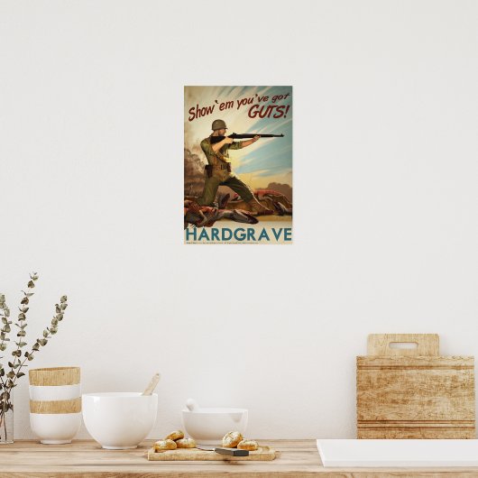 Dino D-Day: Hardgrave Poster (Keuken)