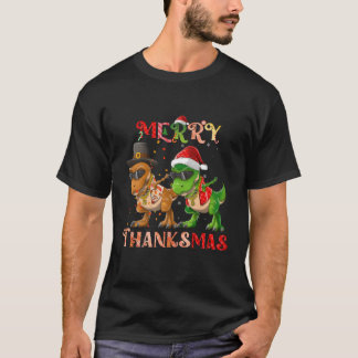 Dino Dabbende Rapper Hip Hop Kerstcadeau T-shirt