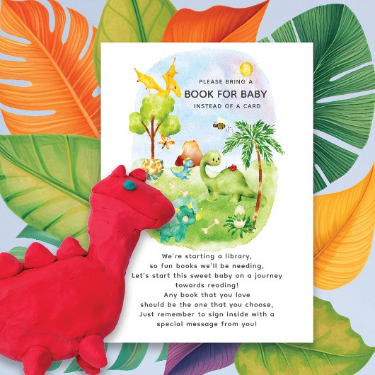 Dino Delight Boek voor Baby Informatiekaartje