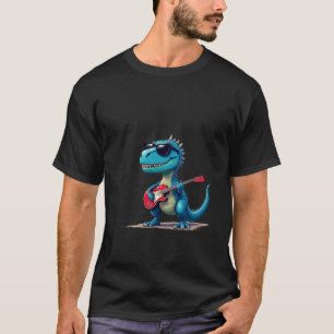 Dino die gitaar speelt T-shirt 