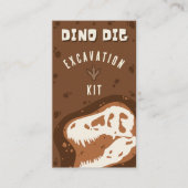 Dino Dig Dinosaur Kit d'excavation Favoris Cartes (Devant)