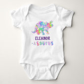 Dino Dig Rainbow Romper (Voorkant)
