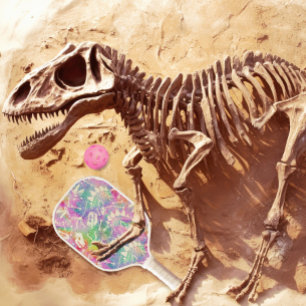Dino Dig-regenboog Pickleball Paddle