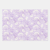 Dino Dig regenboogvapbladen Inpakpapier Vel (Voorkant)