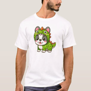 Dino-Doggo - Franse Bulldog in kostuum T-shirt
