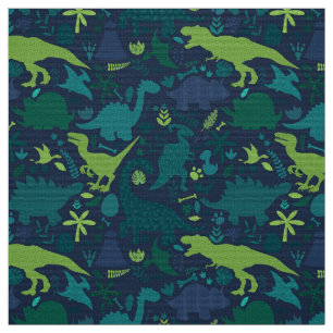 Dino Doodle Silhouettes Kinder Dinosaur Stof