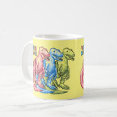 Dino Dudes Dinosaures Mug (Devant gauche)