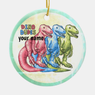 Dino Dudes Dinosauriërs ornament