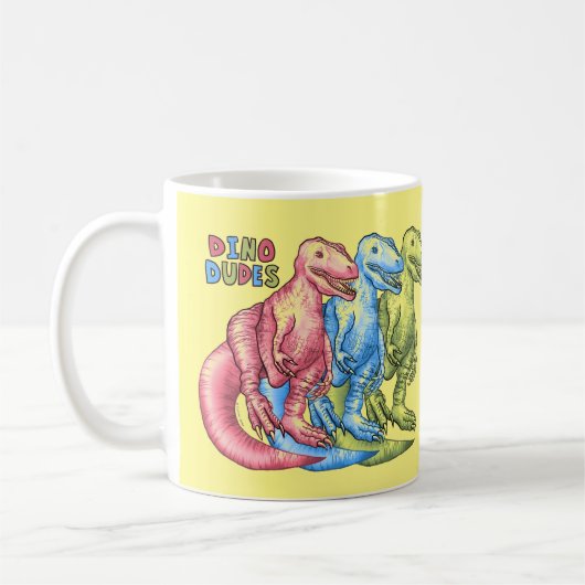 Dino Dudes Dinosaurs Mok (Links)