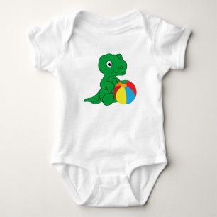 Dino en bal romper