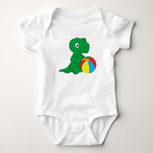 Dino en bal romper (Voorkant)