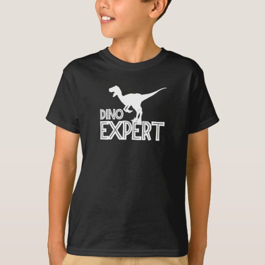 Dino Expert - T-shirt Dinosaur Lovers (Devant)