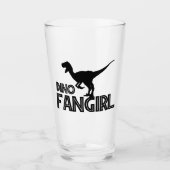 Dino Fangirl - Dinosaur Lover Glas (Voorkant)