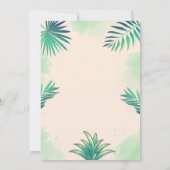 Dino Feest | Cute Dinosaurs Verjaardagsuitnodiging Kaart (Achterkant)