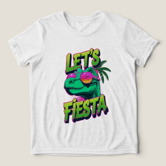 🦖 Dino Fiesta Vibes T-shirt (Design voorkant)
