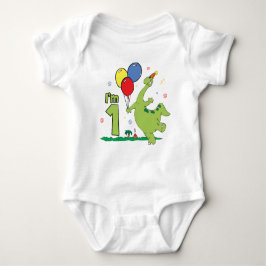 Dino First Birthday Romper
