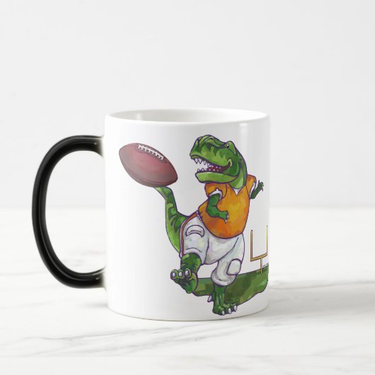 Dino Football Player Magische Mok (Links)