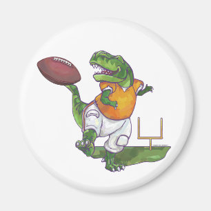 Dino Football Player Magneet