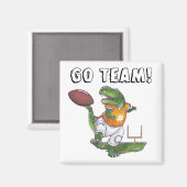 Dino Football Player Magneet (Voorkant / Achterkant)