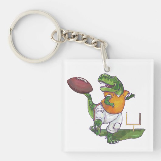 Dino Football Player Sleutelhanger (voorkant)
