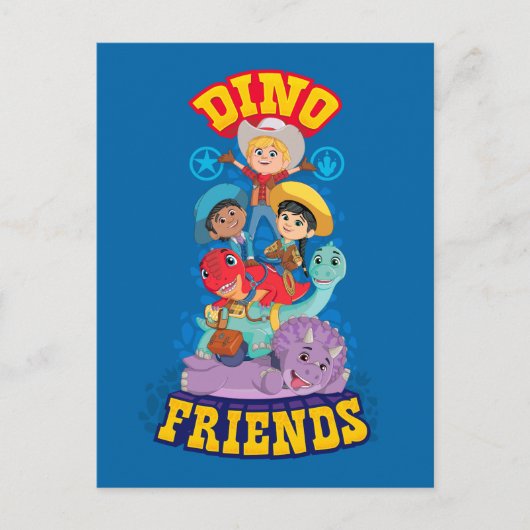 Dino Friends | Dino Ranch Briefkaart (Voorkant)