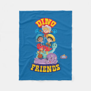 Dino Friends Dino Ranch Fleece Deken