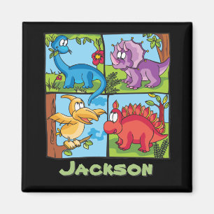 Dino Friends Personalized Magneet