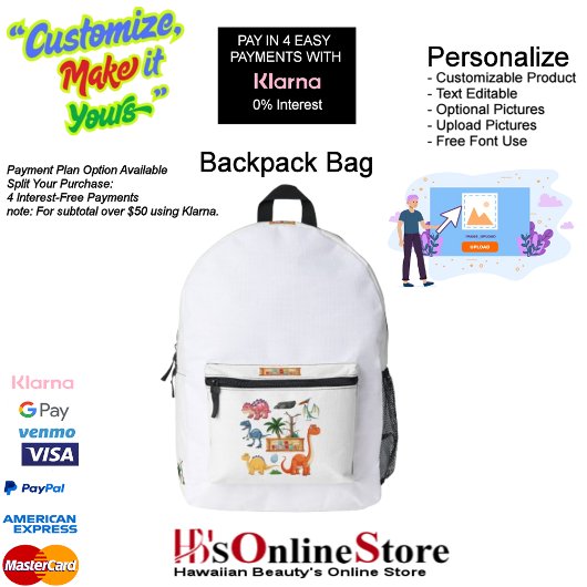 Dino Friends Rugzak Print Cut Naaizak