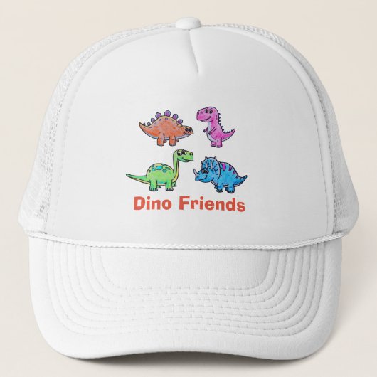 Dino Friends Trucker Hat Pet (Voorkant)