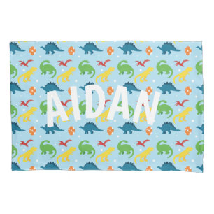 Dino Fun Kinder-gepersonaliseerde proefcase Kussensloop