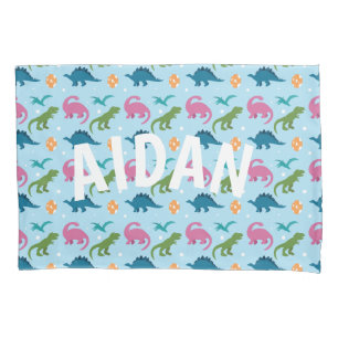 Dino Fun Kinder-gepersonaliseerde proefcase Kussensloop