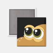 Dino gezicht koelkast magneet (Voorkant / Achterkant)