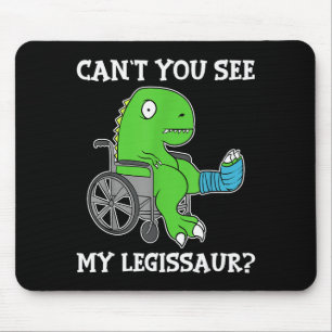 Dino Grappig Beterschap Gebroken Been Cadeau Dinos Muismat