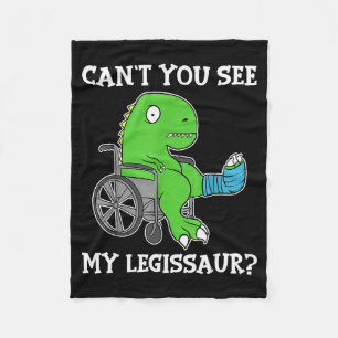Dino Grappig Beterschap Gebroken Been Geschenk Din Fleece Deken