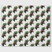 Dino happy Birthday kinderen Cadeaupapier (Vlak)